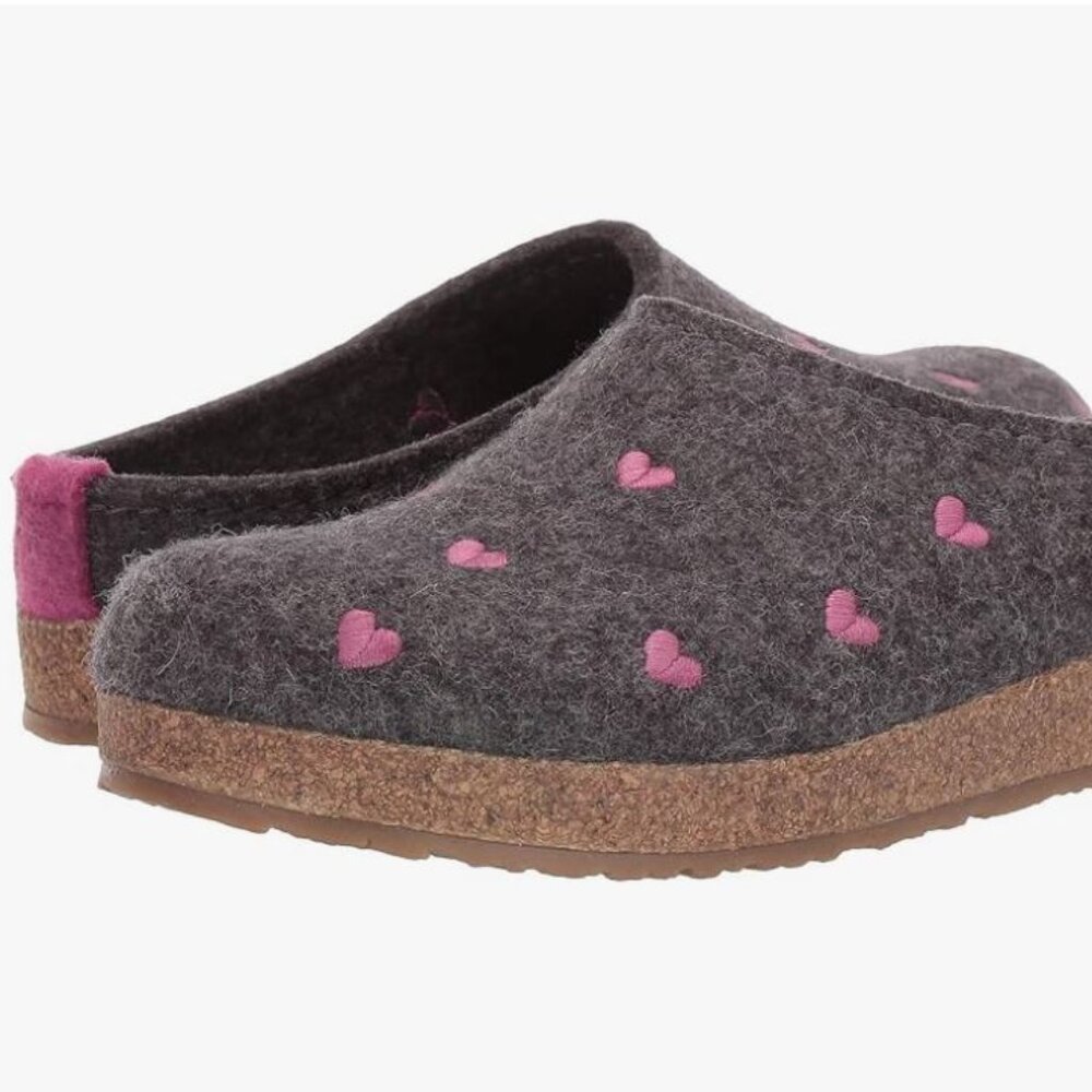 Haflinger Cuoricini Slipper Clog - Size 40